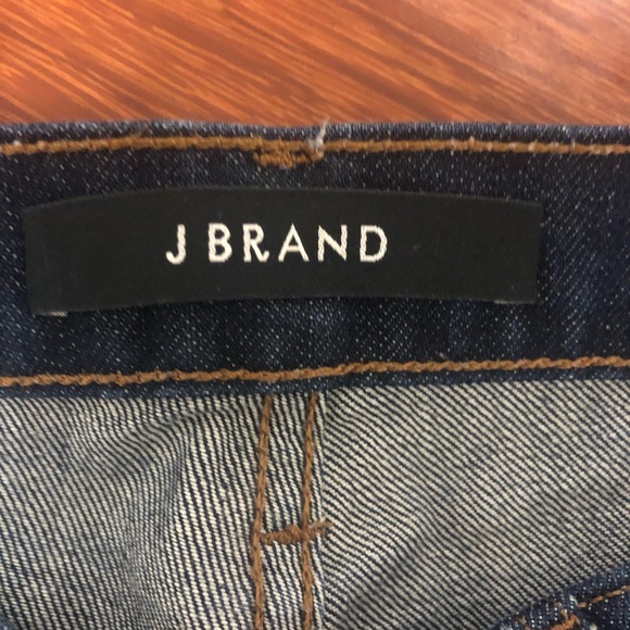 J Brand Dark Blue Straight Leg Jeans - Picture 5 of 6